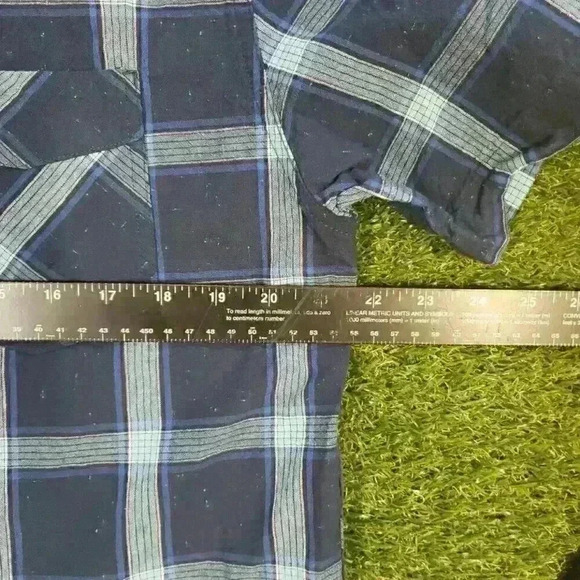 Levi’s Shirt Mens XL Red Plaid Short Sleeve Pearl Snap Pocket Western Cowboy - Picture 6 of 6